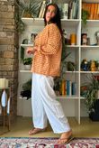 Nonni Gingam Napoleon Jacket Carrot
